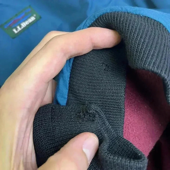 Stylish L.L. Bean Blue Lightweight Jacket - Picture 4 of 4